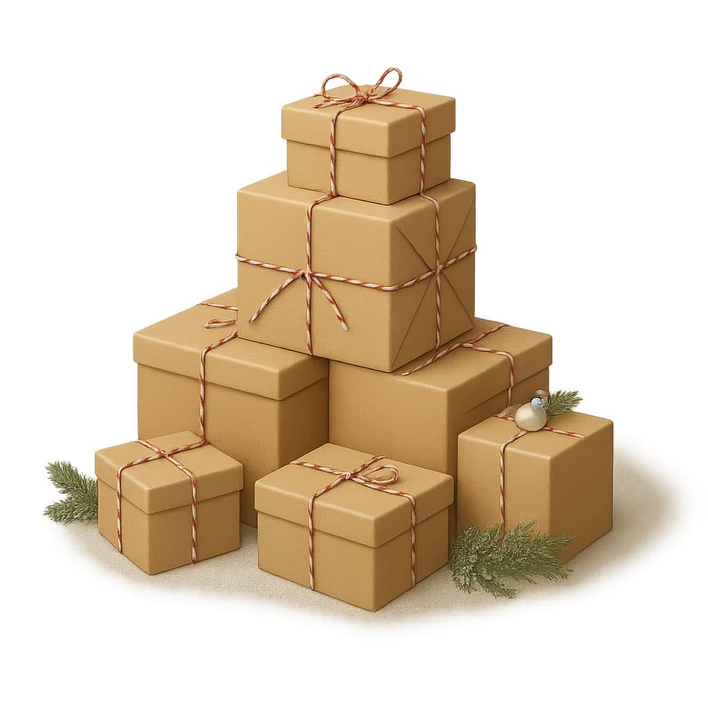 cajas para lotes de navidad