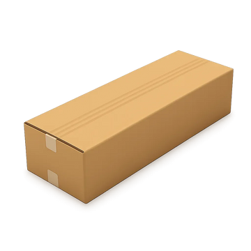 Caja de cartón Alargada