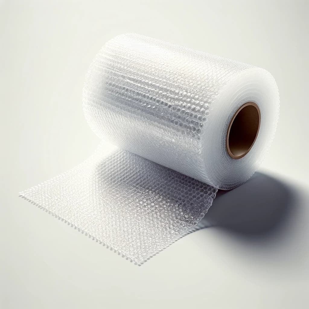 Plástico de burbujas en rollo 100 cm x 40 m, protección acolchada para embalaje y envíos seguros.
