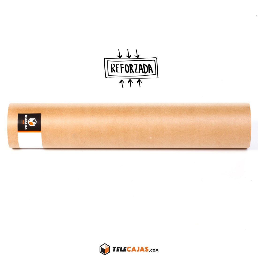 Rollo de papel kraft ecológico 1 kg ancho 45 cm, protector de embalaje ideal para envíos, pintores y manualidades.