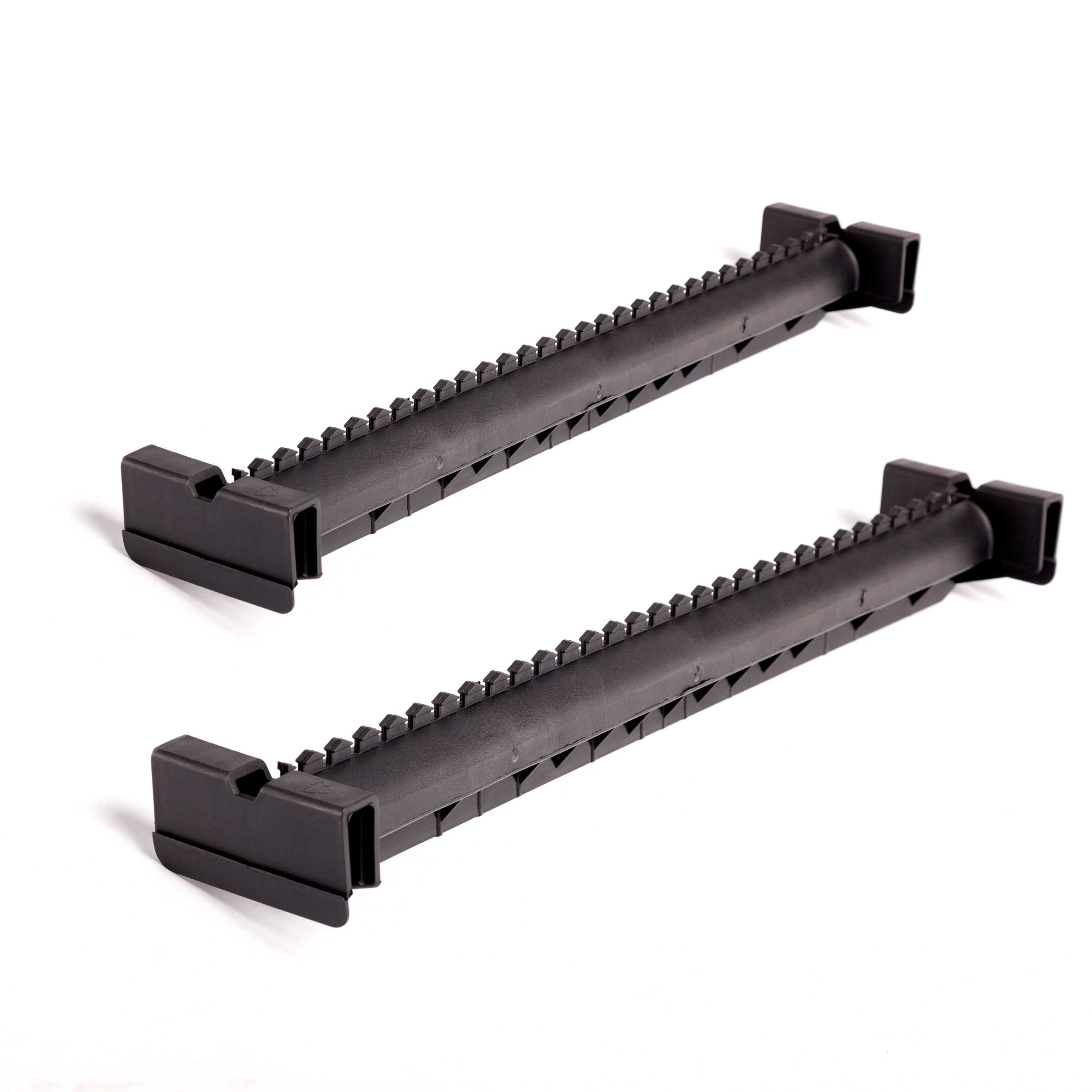 Barra perchero ranurado de 50 cm para colgar ropa en cajas armario de cartón, ideal para colgar ropa en mudanzas, trasteros y almacenaje. (se requiere caja de armario de cartón)
