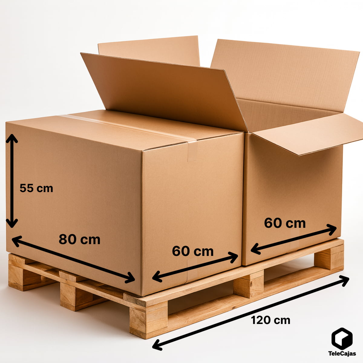 Cajas grandes tamaño palet (Gaylord): guía rápida, medidas y usos