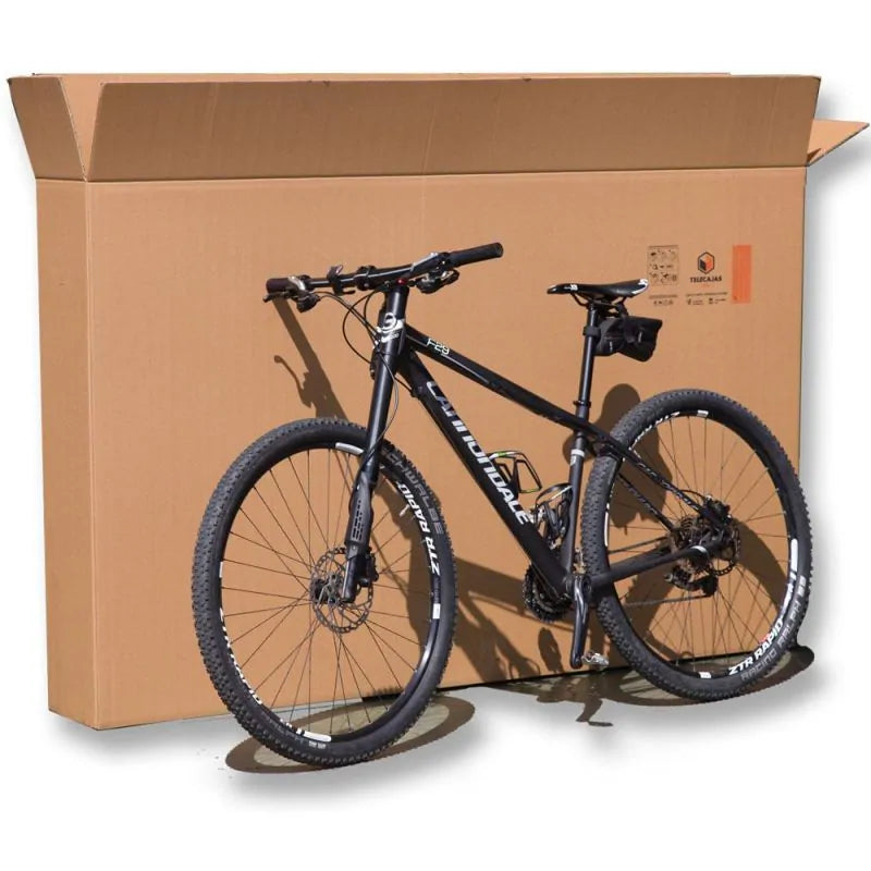 Caja cartón bicicleta adulto