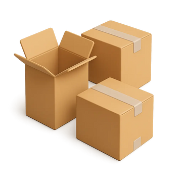 Cajas de Solapas. Tipo B o Americana