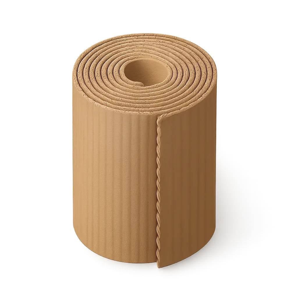 rollo de carton ondulado