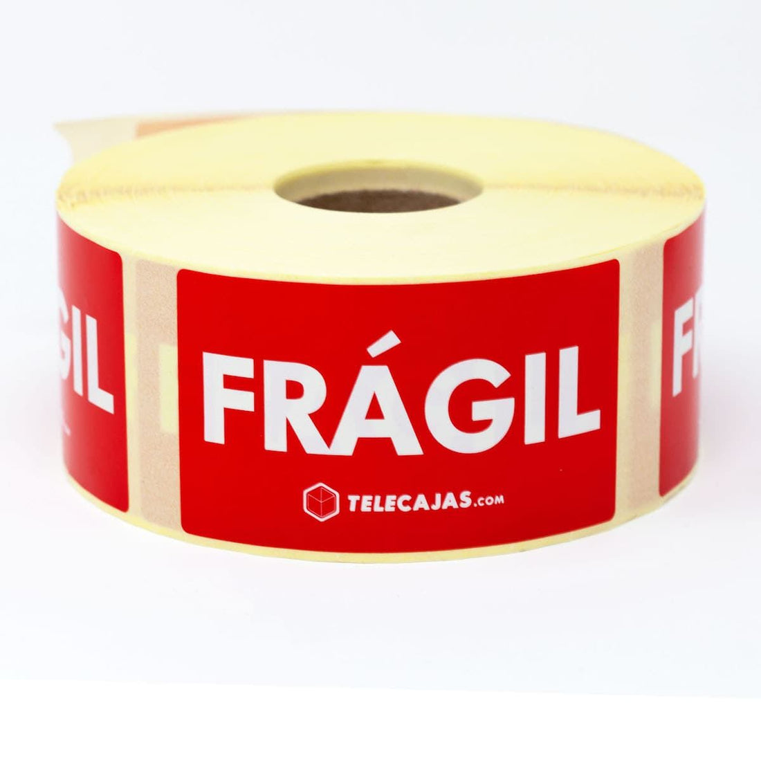 Adhesivos Frágil Rojo - (10x5 cms) - TELECAJAS