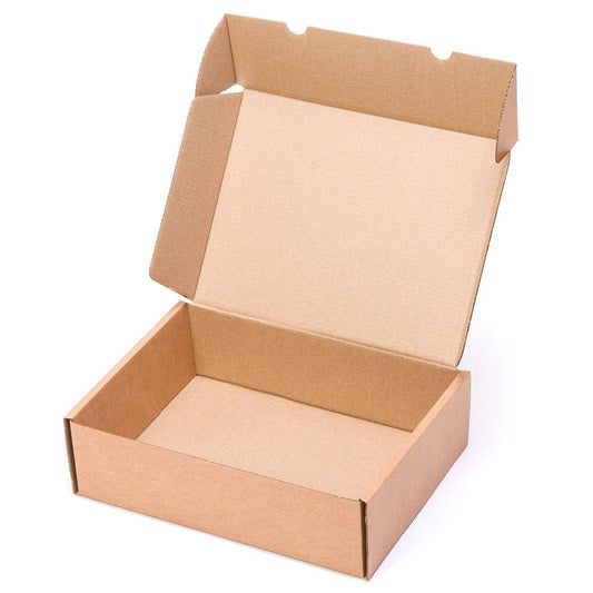 TELECAJAS | 35x25x10 cm | Caja Postal Automontable Cartón Robusto | Pack de 25 cajas - TELECAJAS