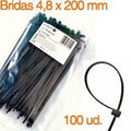 Bridas 4,8 x 200 mm - 100 uds - 1