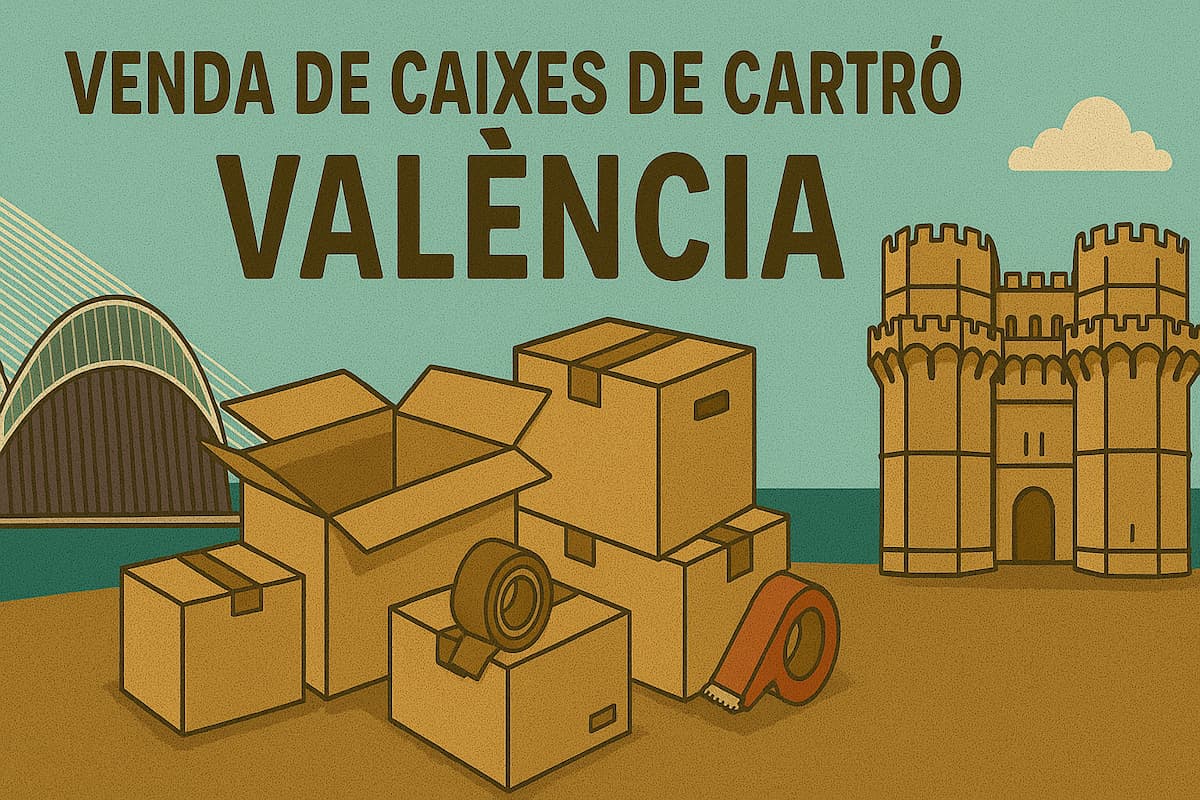 Cajas de Cartón en Valencia — Embalaje Online con Entrega en 24-48h