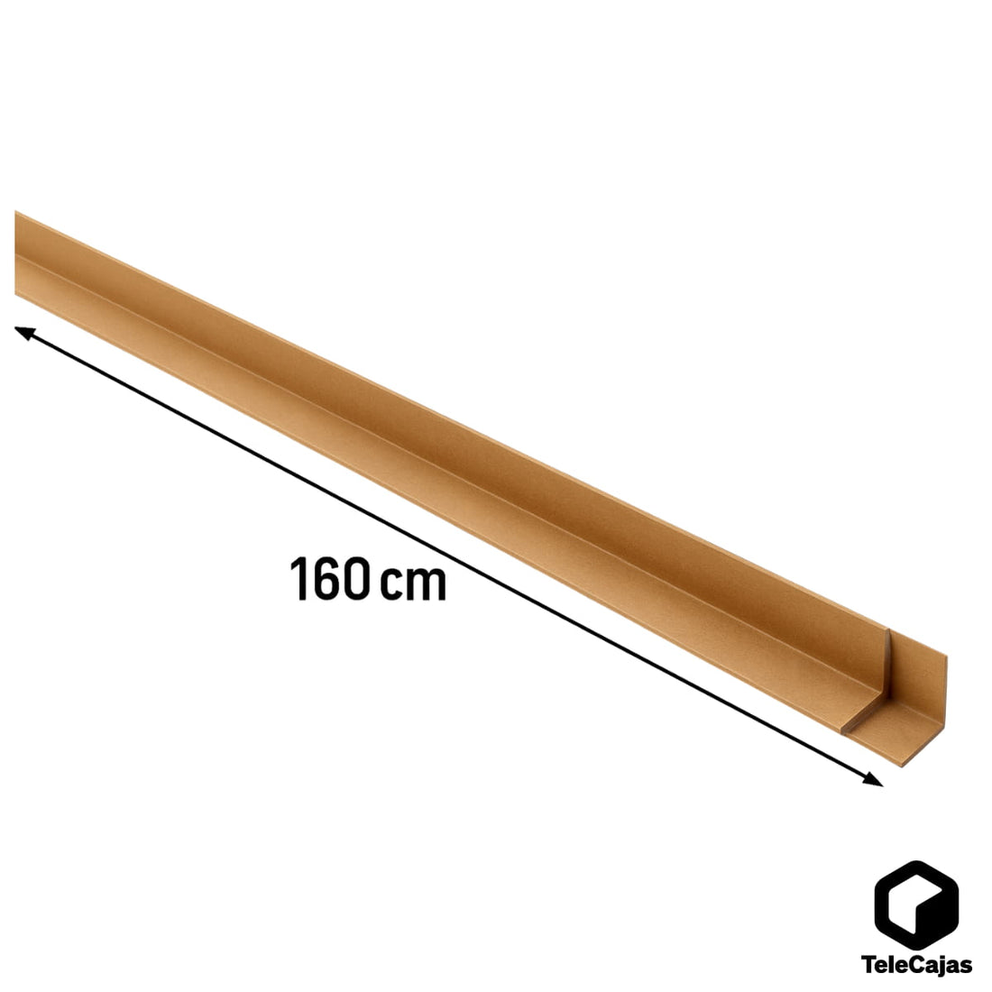 Cantonera Muy Robusta de cartón compacto en forma de esquina, diseñada para reforzar y proteger los bordes de los palets durante el transporte o almacenaje. Ideal para asegurar cargas y evitar daños en esquinas en entornos logísticos con pallets. Este packaging ecológico está fabricado en cartón reciclado, siendo una solución sostenible y eficiente para empresas que buscan mejorar su protección con materiales resistentes. 