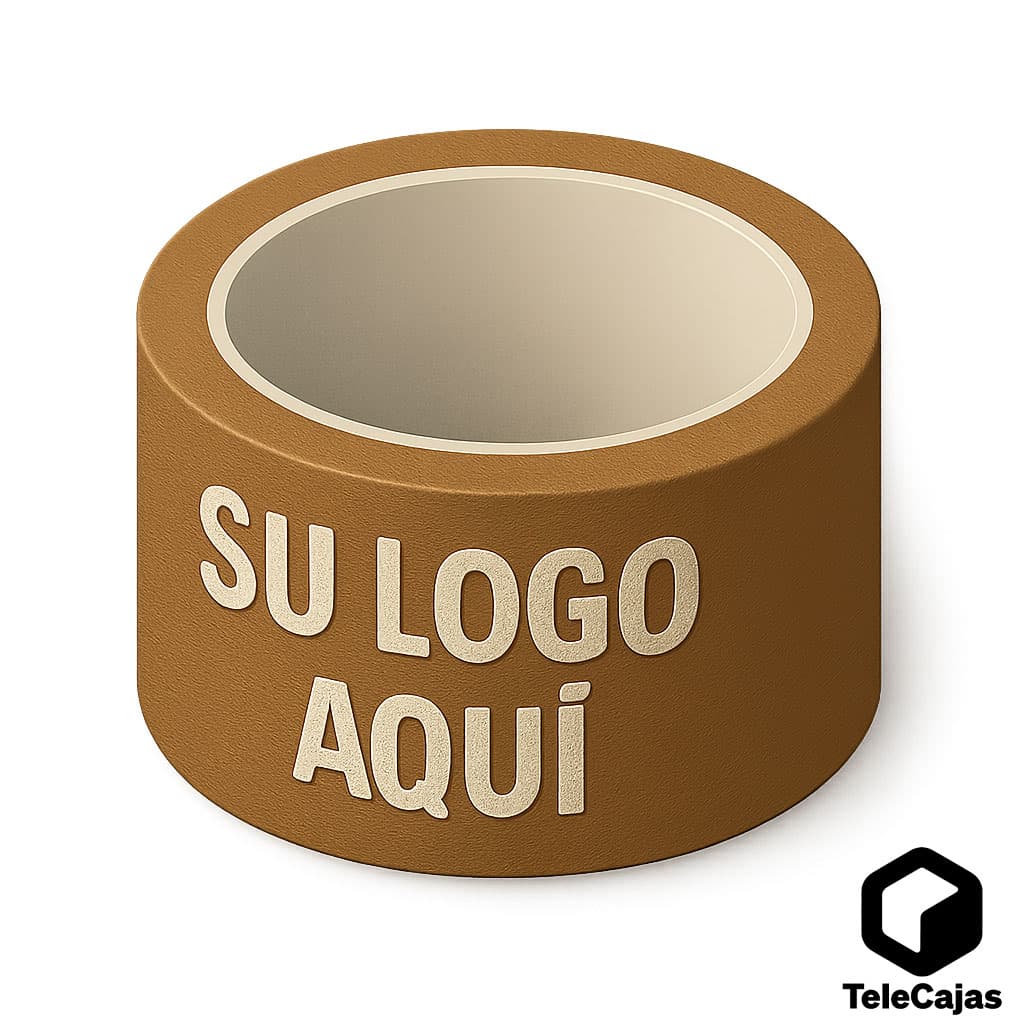 Custom Adhesive Tape with your logo. Various lengths and inks to choose from | High Adhesive | Free Clichés and Designs | 180 units (5 boxes)