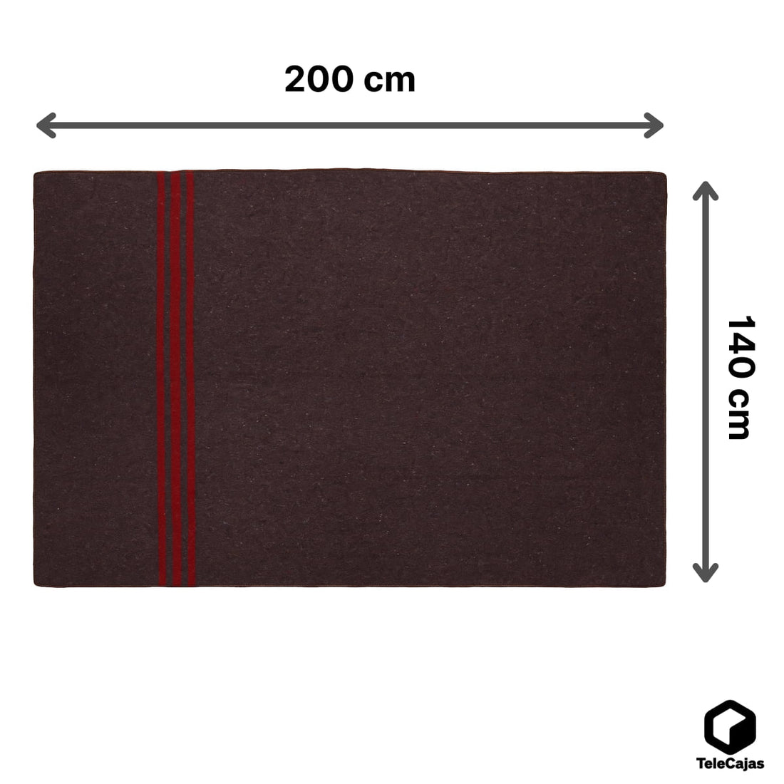 Moving, Pet and Yoga Blanket - High Resistance | Thick 350 grs/m2 | Size: 200x140 cms