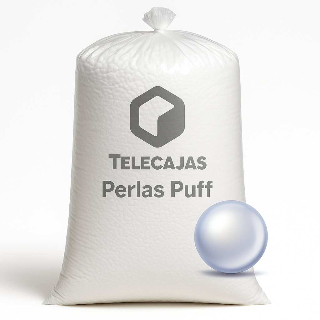 Saco Relleno Puff Bolitas Perlas Poliestireno para peluches o cojines | Gran Bolsa de 333 L