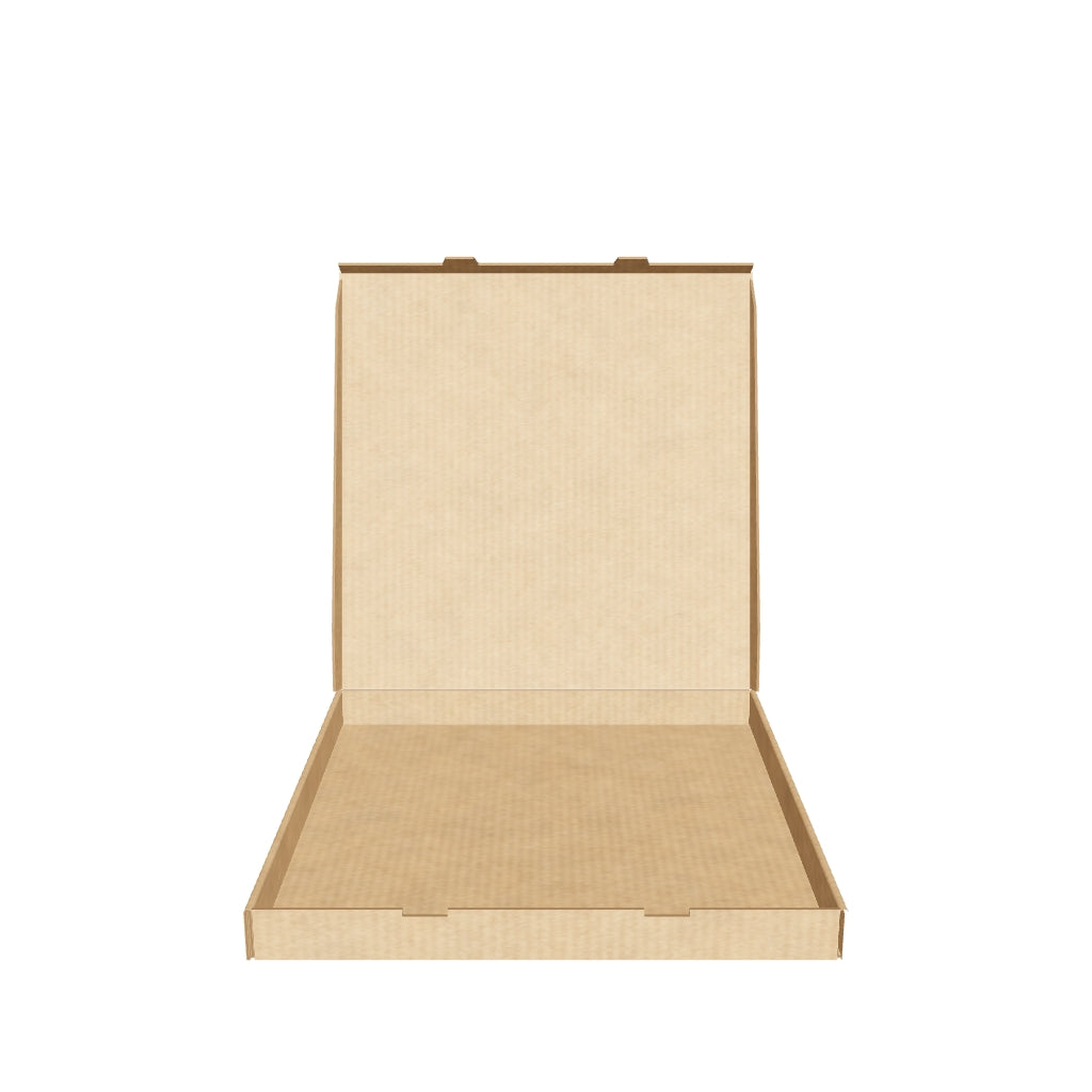Caja para pizza 40x40 cm en 3D