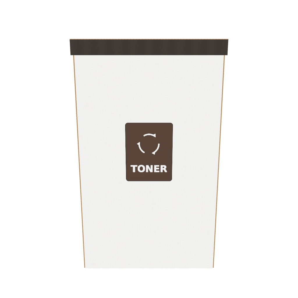 Caja reciclaje tóner 41x32,5x69 cm en 3D