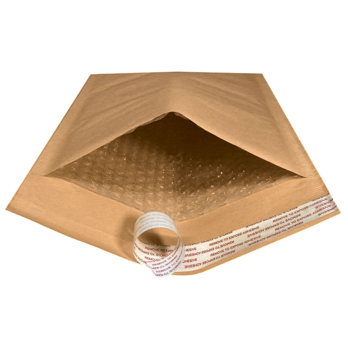 Apertura Sobre acolchado pequeño DIN A5 150x215 mm interior, ideal para envíos protegidos de documentación o de objetos planos y frágiles.