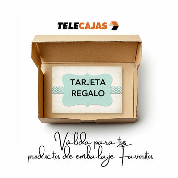 Tarjeta Regalo TeleCajas - El Regalo Perfecto para Embalar